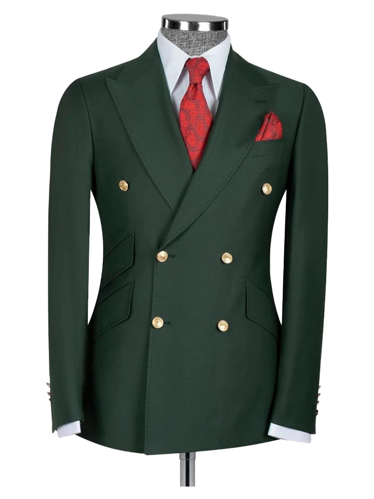 Dark Green Businessman Suit